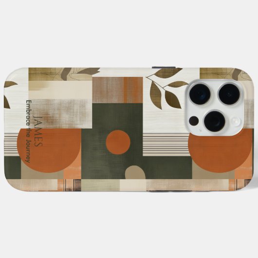 Abstracte minimalistische Natuur geïnspireerd Case-Mate iPhone Case (Achterkant (horizontaal))