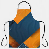 Abstracte minimalistische ontwerpachtergrond schort (Voorkant)