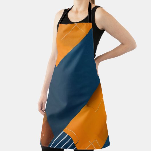 Abstracte minimalistische ontwerpachtergrond schort (Insitu)