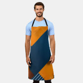 Abstracte minimalistische ontwerpachtergrond schort (Gedragen)