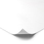 Abstracte minimalistische pianist - poster (Hoek)