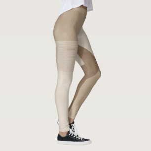 Abstracte minimalistische wabi-stijl geometrische  leggings