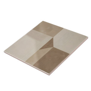 Abstracte minimalistische wabi-stijl geometrische  tegeltje
