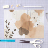 Abstracte minimalistische warmtelagen tissuepapier (Craft)