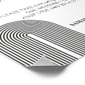 Abstracte minimumeisen voor het waarschuwen van we poster (Hoek)