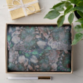 Abstracte Mint Green Fractal 35 Achtergrond Tissuepapier (Geschenk)