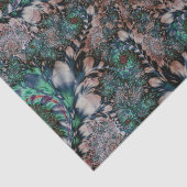 Abstracte Mint Green Fractal 35 Achtergrond Tissuepapier (Detail)