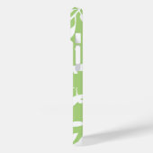 Abstracte Minty Green Botanical gepersonaliseerd Case-Mate iPhone Case (Achterkant / Links)