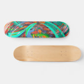 Abstracte Mistica Kunst Persoonlijk Skateboard (Horizontaal)