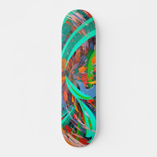 Abstracte Mistica Kunst Persoonlijk Skateboard (Voorkant)