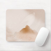 Abstracte Misty Mountain Peak Muismat (Met muis)