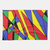 Abstracte mix theedoek (Horizontaal)