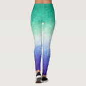 Abstracte MLM-Mannen die de Mannen in de voorste v Leggings (Achterkant)