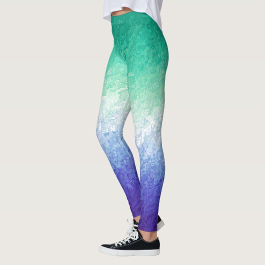 Abstracte MLM-Mannen die de Mannen in de voorste v Leggings (Links)