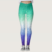 Abstracte MLM-Mannen die de Mannen in de voorste v Leggings (Voorkant)