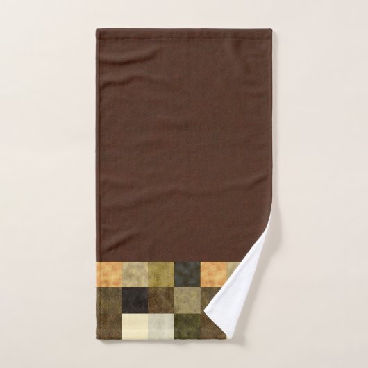 Abstracte mocha Embellish Bathroom Towel Set Bad Handdoek (Handdoek)