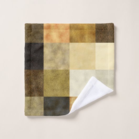 Abstracte mocha Embellish Bathroom Towel Set Bad Handdoek (Wasdoekje)