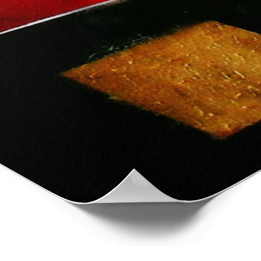 ABSTRACTE MODERN ART CANVAS PAINTING POSTER (Hoek)