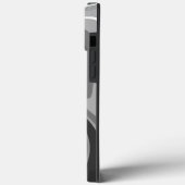 Abstracte Modern Monotone Cool Inspirivity Grey Case-Mate iPhone Case (Achterkant / Links)
