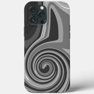 Abstracte Modern Monotone Cool Inspirivity Grey Case-Mate iPhone Case