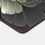 Abstracte Modern Purpur Khaki Gray Fractal Flower Bureaumat (Hoek)