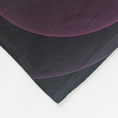 Abstracte Modern Purpur Khaki Gray Fractal Flower Fleece Deken (Hoek)