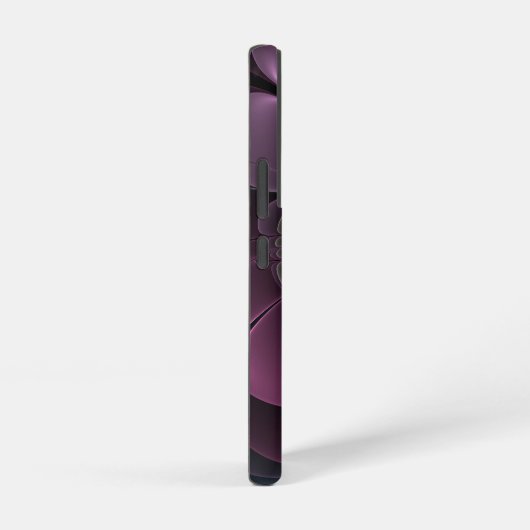 Abstracte Modern Purpur Khaki Gray Fractal Flower Samsung Galaxy Hoesje (Rechterkant)