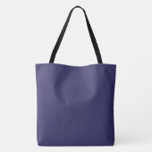 ABSTRACTE MODERN-trek in diepblauw-bruin Tote Bag (Achterkant)