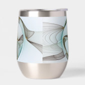 Abstracte Modern Turquoise Brown Gold Elegance (Links)