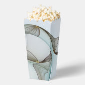 Abstracte Modern Turquoise Brown Gold Elegance Bedankdoosjes (Popped)