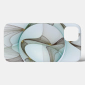 Abstracte Modern Turquoise Brown Gold Elegance Case-Mate iPhone Case (Achterkant (horizontaal))