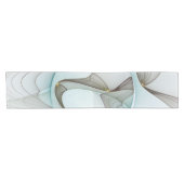 Abstracte Modern Turquoise Brown Gold Elegance Korte Tafelloper (Horizontaal)