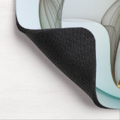 Abstracte Modern Turquoise Brown Gold Elegance Muismat (Hoek)