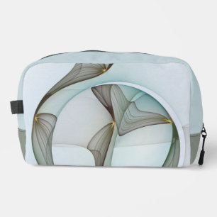 Abstracte Modern Turquoise Brown Gold Elegance Toilettasje