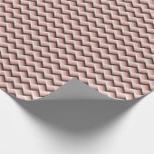Abstracte moderne 3D-streep naadloos Cadeaupapier (Hoek)