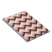 Abstracte Moderne 3D Streep Naadloos Notitieboek (Rechterzijde)