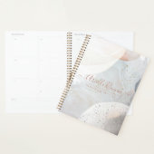 Abstracte moderne aardse Waterverf make-up artist Planner (Display)