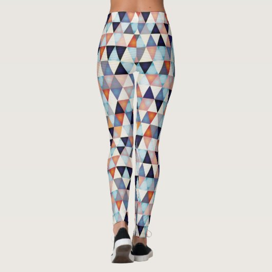 Abstracte moderne achtergrond leggings (Achterkant)