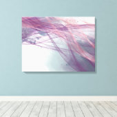 Abstracte moderne alcoholinkt Roos goudharmonie Canvas Afdruk (Insitu (Houten vloer))