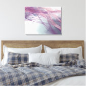 Abstracte moderne alcoholinkt Roos goudharmonie Canvas Afdruk (Insitu (Slaapkamer))