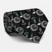Abstracte moderne appelvrucht laat meetkundig stropdas (Opgerold)