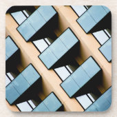 Abstracte moderne architectuur bier onderzetter (Voorkant)