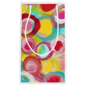 Abstracte moderne Art Circle Painparty Klein Cadeauzakje (Voorkant)