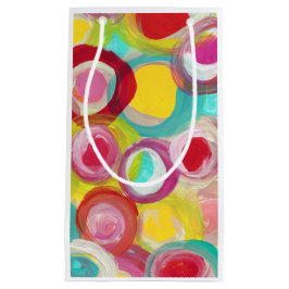 Abstracte moderne Art Circle Painparty Klein Cadeauzakje