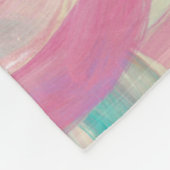 Abstracte moderne Art Circle Painting op maat Fleece Deken (Hoek)