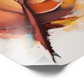 Abstracte moderne bladeren schilderijen set, blad foto afdruk (Hoek)