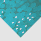 Abstracte moderne blauw blauwgroen penseelstreek g tissuepapier (Detail)