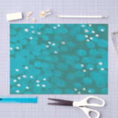 Abstracte moderne blauw blauwgroen penseelstreek g tissuepapier (Craft)