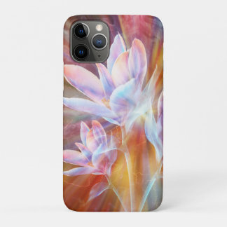 Abstracte moderne bloemen kunstwerk Case-Mate iPhone case