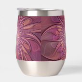 Abstracte moderne bloemfractale kunst bes kleuren (Rechts)